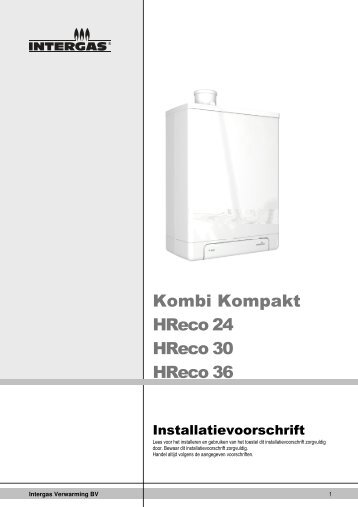 Technische documentatie - Intergas