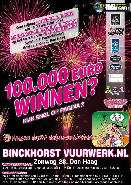 nieuw - Binckhorst Vuurwerk