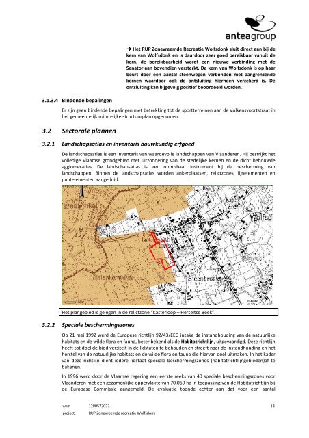 RUP RECREATIEZONE WOLFSDONK Ontwerp ... - Stad Aarschot