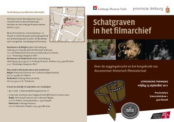 PCCE uitn studiedag Film def_Opmaak 1 - Limburgs Museum