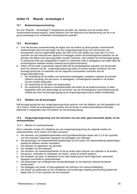 Toelichting + Regels - Gemeente Schijndel