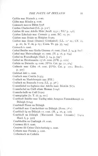 A primer of Irish metrics : with a glossary, and an appendix ...