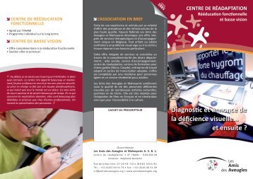 Brochure prescripteurs - Les Amis des Aveugles