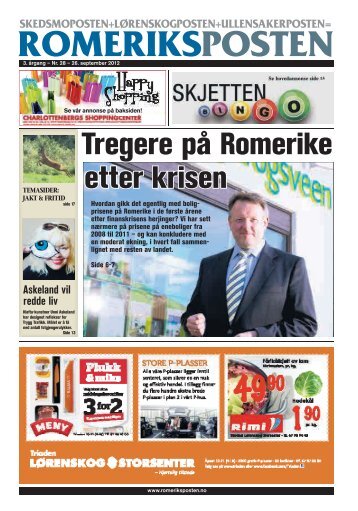 Tregere på Romerike etter krisen - Romeriksposten