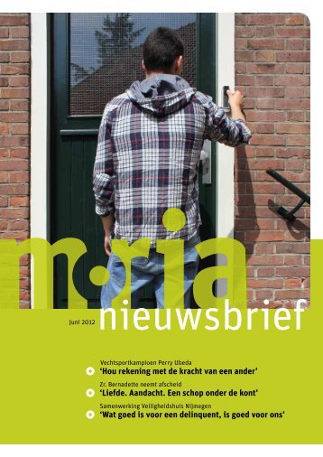 Nieuwsbrief juni 2012 - Stichting Moria