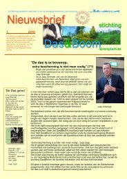nieuwsbrief Das&Boom n1 (2010) - Vereniging Das & Boom