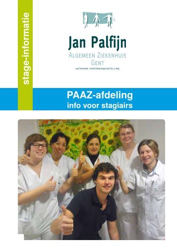 PAAZ-afdeling - AZ Jan Palfijn Gent