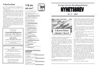Nyhetsbrevet nr 2 2007 - Sveriges Kristna Handikappförbund