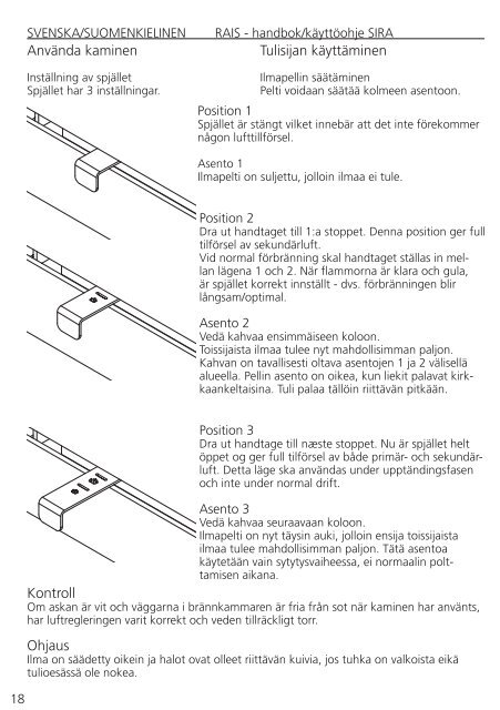 BRUKSANVISNING/ KÄYTTÖOHJE - Rais