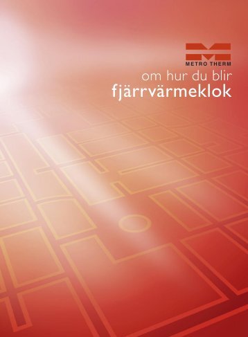 Fjärrvärmeklokboken - Metro Therm AB