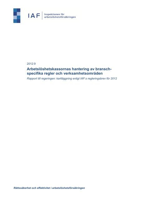Ladda ner hela rapporten - IAF