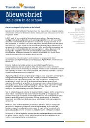 Ontwikkelingen bij Opleiden in de School - Windesheim Flevoland
