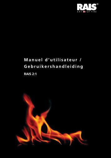 Manuel d'utilisateur / Gebruikershandleiding - Rais