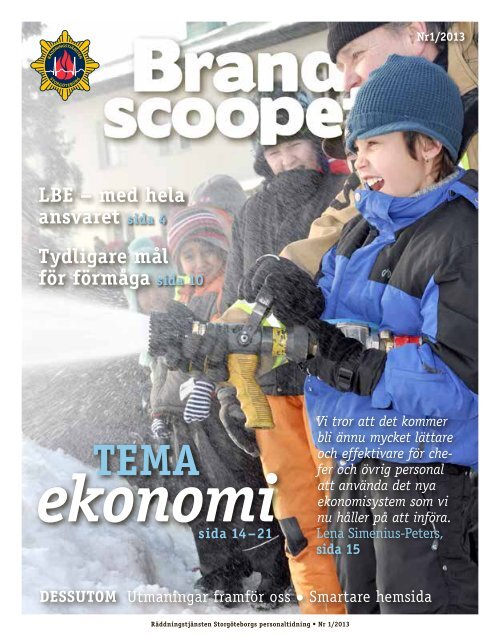 Brandscoopet 1-2013.pdf - Räddningstjänsten Storgöteborg