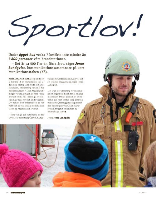 Brandscoopet 1-2013.pdf - Räddningstjänsten Storgöteborg