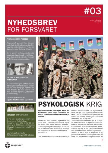 Nyhedsbrev for Forsvaret nr 3.pdf - Forsvarskommandoen