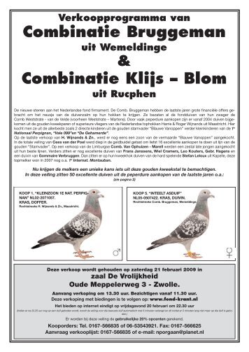 Combinatie Bruggeman Combinatie Klijs – Blom