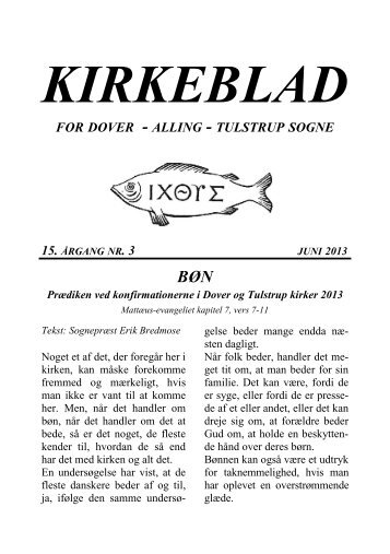 KIRKEBLAD - Alling kirke