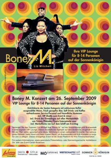 Boney M. Konzert am 26. September 2009