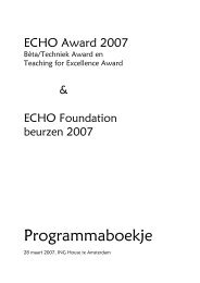 Programmaboekje - Echo