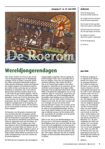 nummer 10, juni 2008 - De Roerom