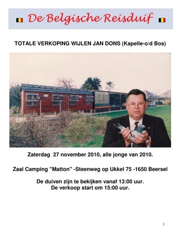 TOTALE VERKOPING WIJLEN JAN DONS (Kapelle-o/d Bos ...