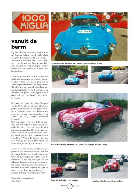 Lees Panhard koerier 158 online - Panhardclub Nederland