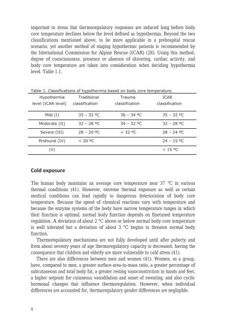 Protection and treatment of hypothermia in ... - Umeå universitet