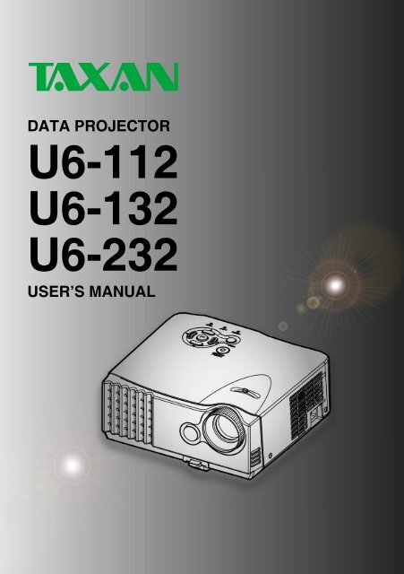 Taxan U6-112 DLP User Guide Manual Download - Projector