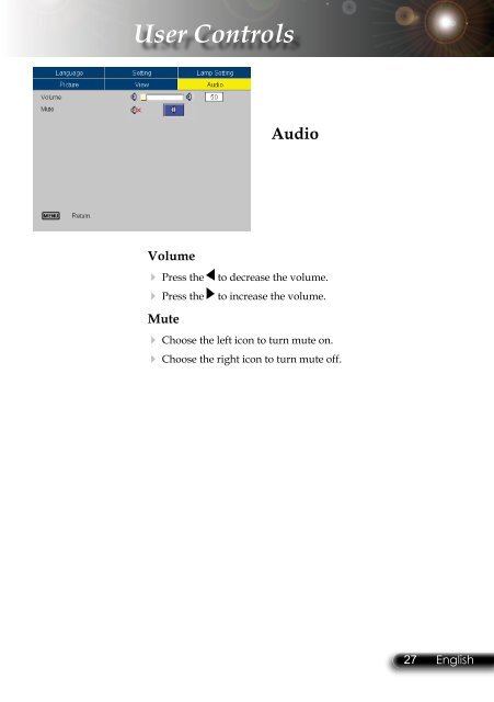 Taxan U6-112 DLP User Guide Manual Download - Projector