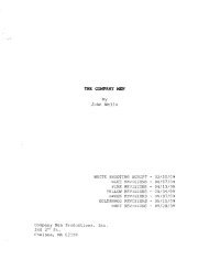 Company Men screenplay - Movie Cultists