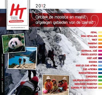 Brochure 2013 downloaden - HT Wandelreizen