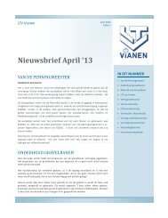 Nieuwsbrief April '13 - LTV Vianen