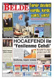 HOCAEFEND‹ ile 'Yenilenme Cehdi' - Belde Gazetesi