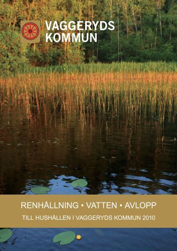 Renhållning, vatten och avlopp 2010.pdf - Vaggeryds kommun