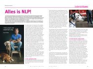 Alles is NLP! - Nederlandse Vereniging voor NLP