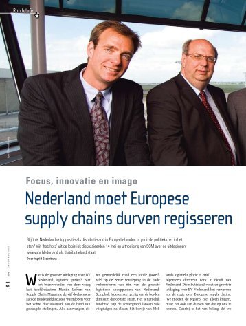 Lees dit artikel in .pdf - Supply Chain Magazine