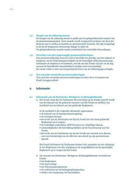 Pensioenreglement 2013 - Pensioenfonds Metaal en Techniek