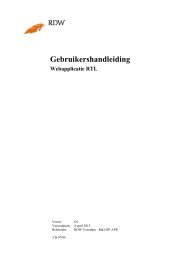 3 B 0799i Gebruikershandleiding webapplicatie RTL pdf, 474kb - Rdw