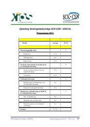 Opleiding Stralingsdeskundige SCK•CEN / XIOS-HL Programma 2011