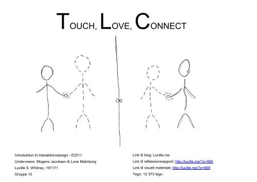 TOUCH, LOVE, CONNECT - Lucille Whitney