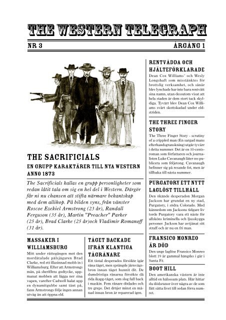 The Western Telegraph Nr 3 (pdf-fil)