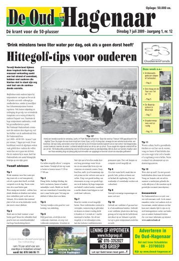 Hittegolf-tips voor ouderen - De Oud-Hagenaar