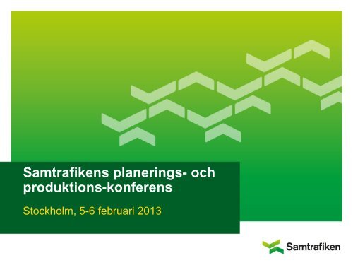 Samtrafikens planerings- och produktions-konferens