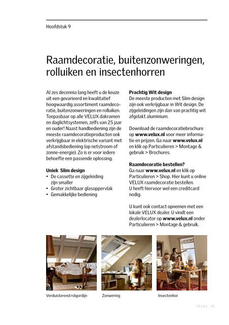 Onderhoud & gebruik VELUX dakramen