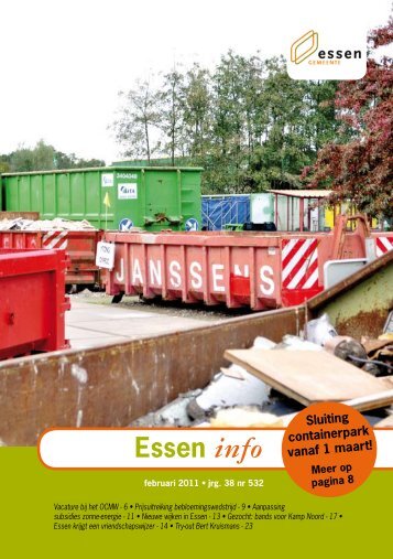 nr. 532 februari 2011 - Gemeente Essen