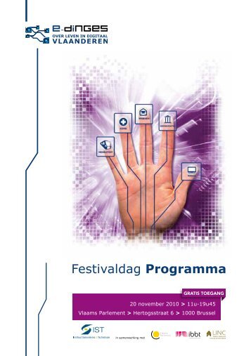 Festivaldag Programma - Instituut Samenleving en Technologie