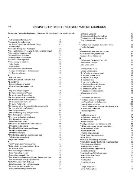 1979 Kinderversjes en liederen - Zeeuwse Dialect