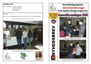 21. Nyhedsbrev 2, marts 2006-Tillæg ... - GammelDreng