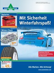 Mit Sicherheit Winterfahrspaß! - AUTOMEISTER